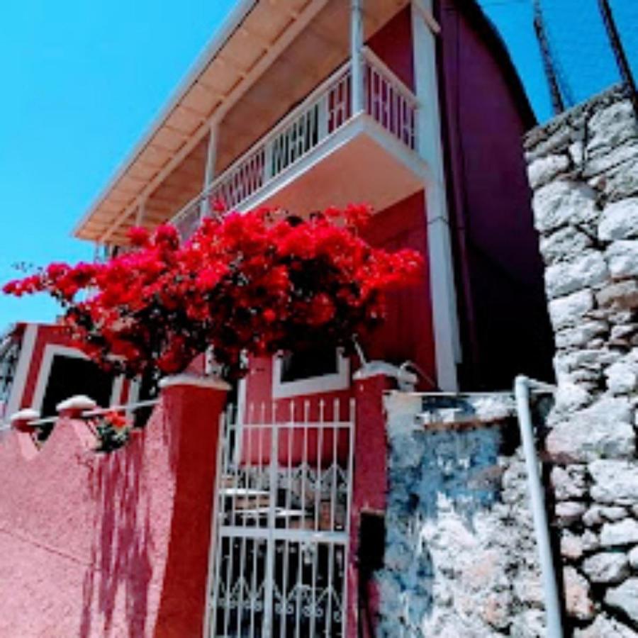 Traditional Panoramic Sea View House Lákones Exteriér fotografie
